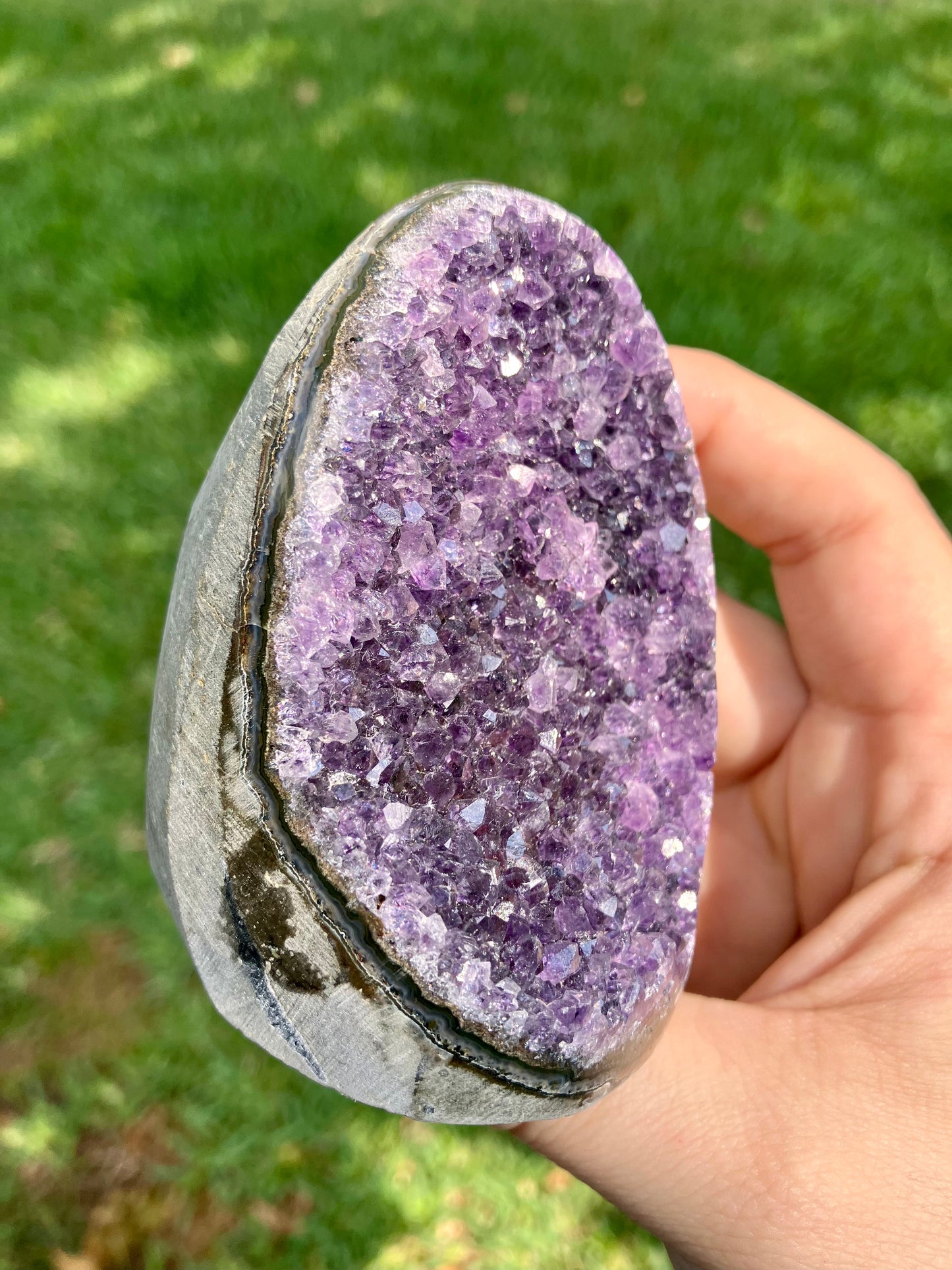 Amethyst High Quality Cut Base