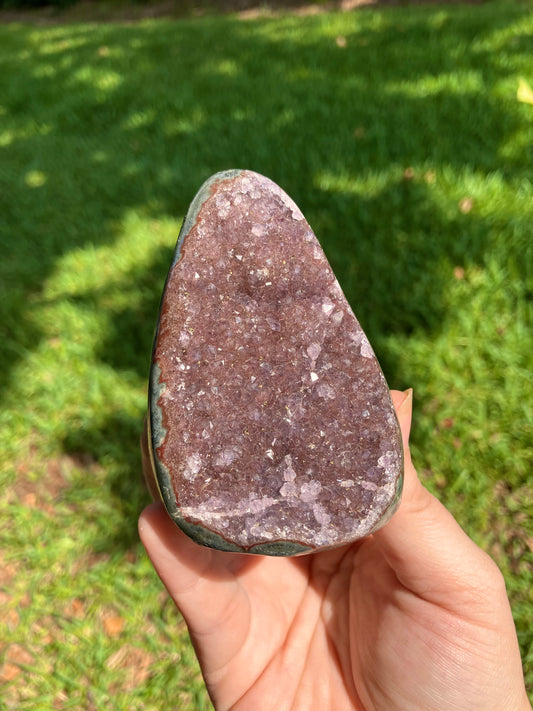 Rainbow Amethyst Cut Base