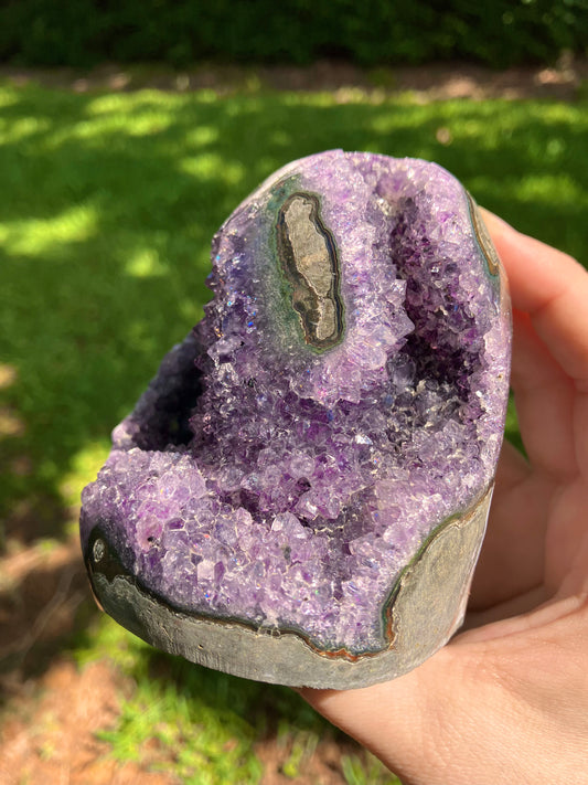 Amethyst High Quality Cut Base