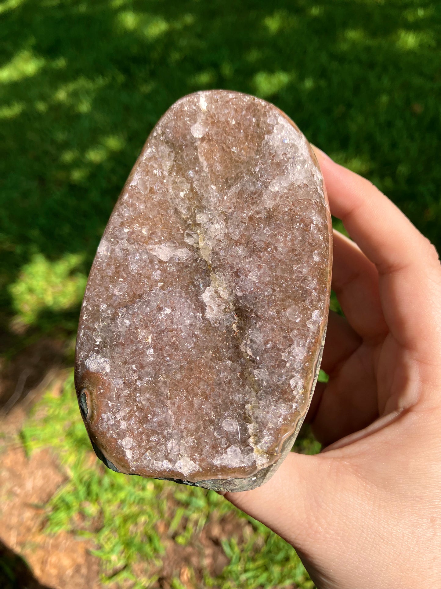 Rainbow Amethyst Cut Base