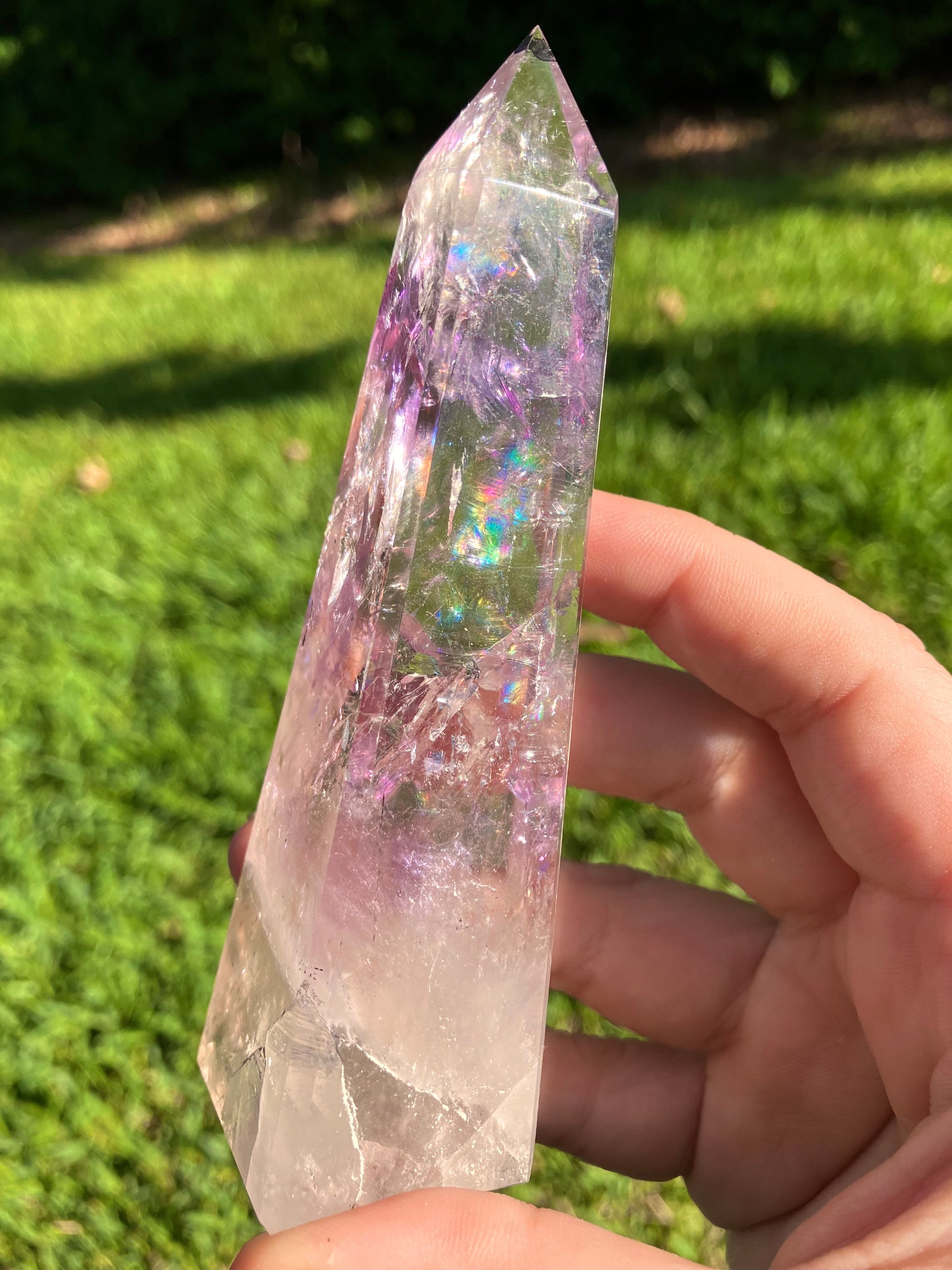 Phantom Amethyst Obelisk - High Quality - Brazil