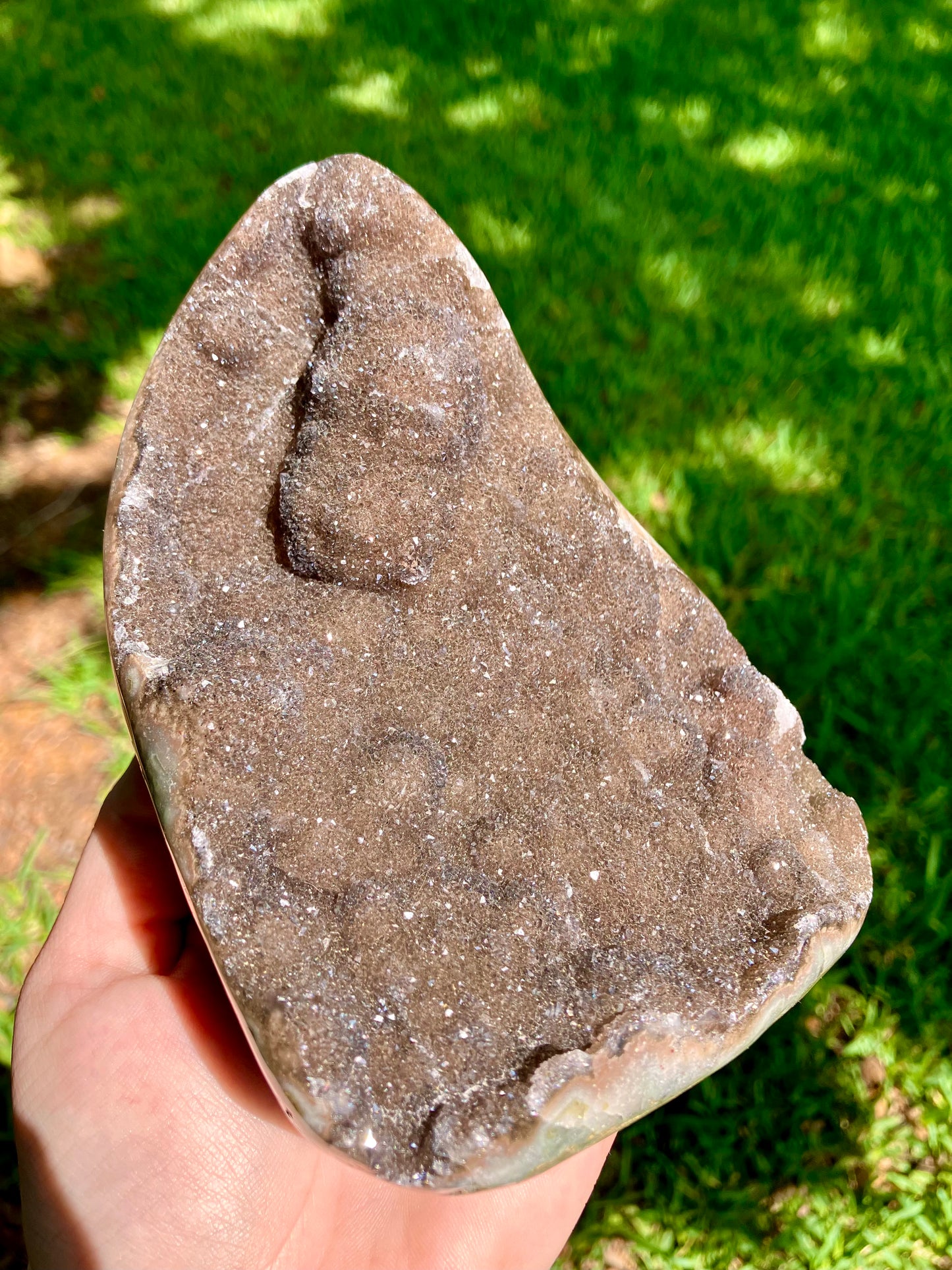 Rainbow Amethyst Cut Base