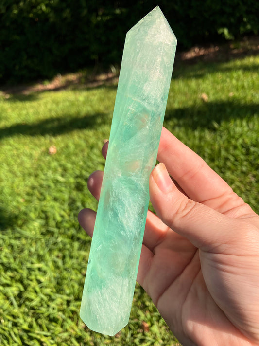 Green Fluorite Tower