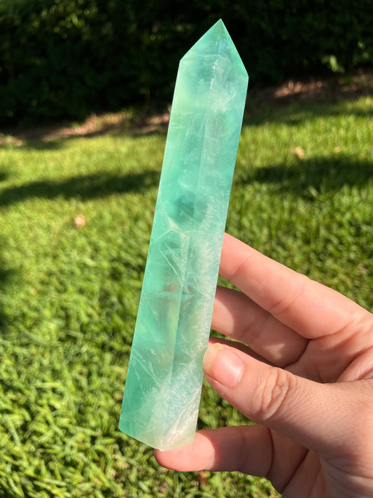 Green Fluorite Tower
