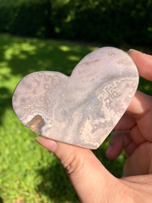 Pink Amethyst Heart