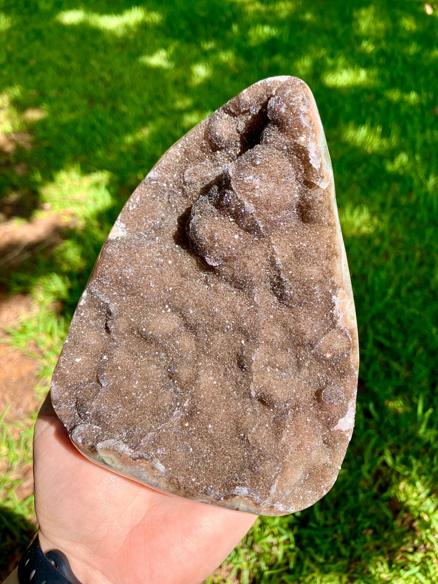Rainbow Amethyst Cut Base