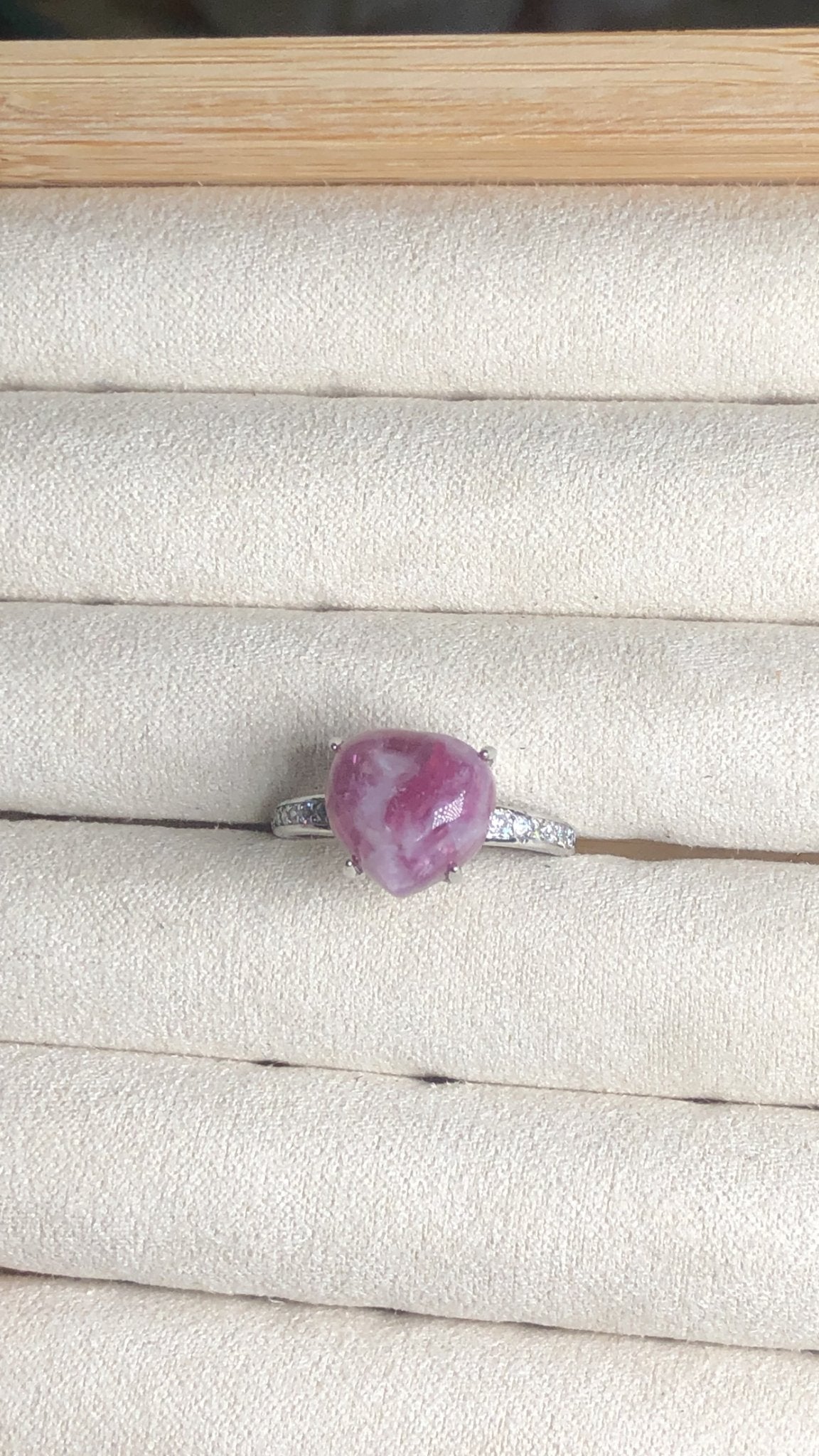 Gem Lepidolite Ring