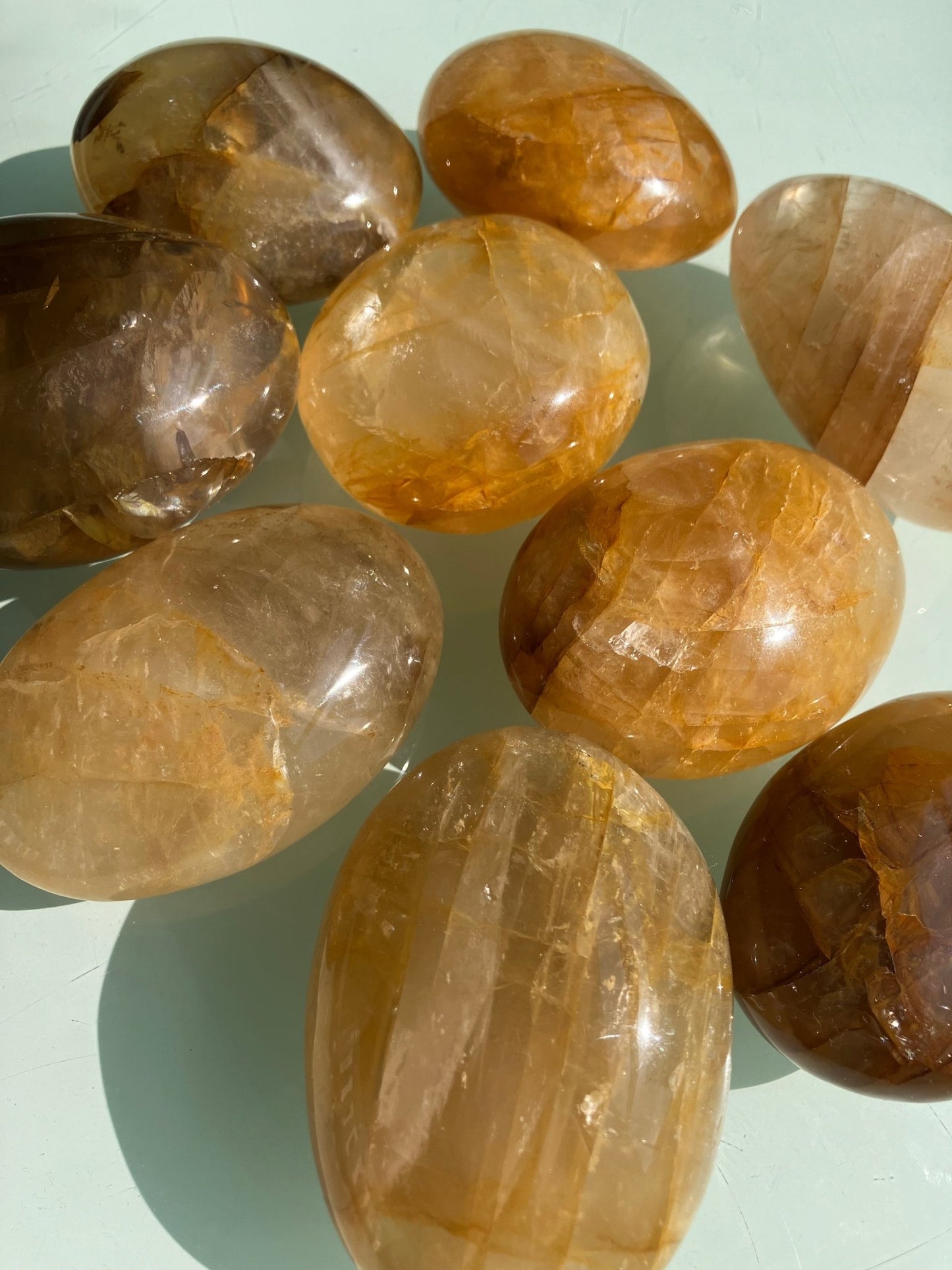 Golden Healer Palmstone