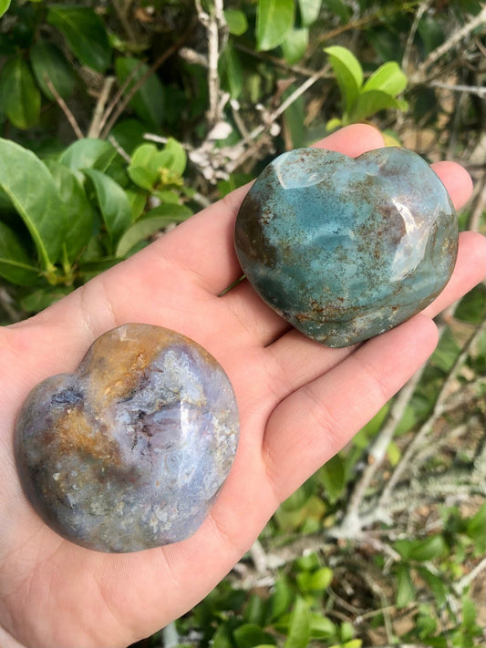Ocean Jasper Funky Heart
