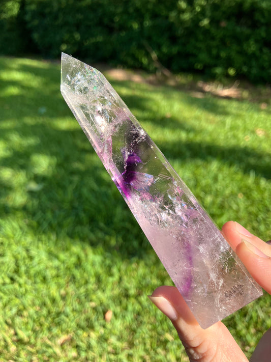 Phantom Amethyst Obelisk - High Quality - Brazil