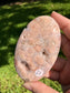 Flower Agate Palm Stone