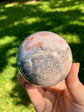 Blue Flower Agate Sphere