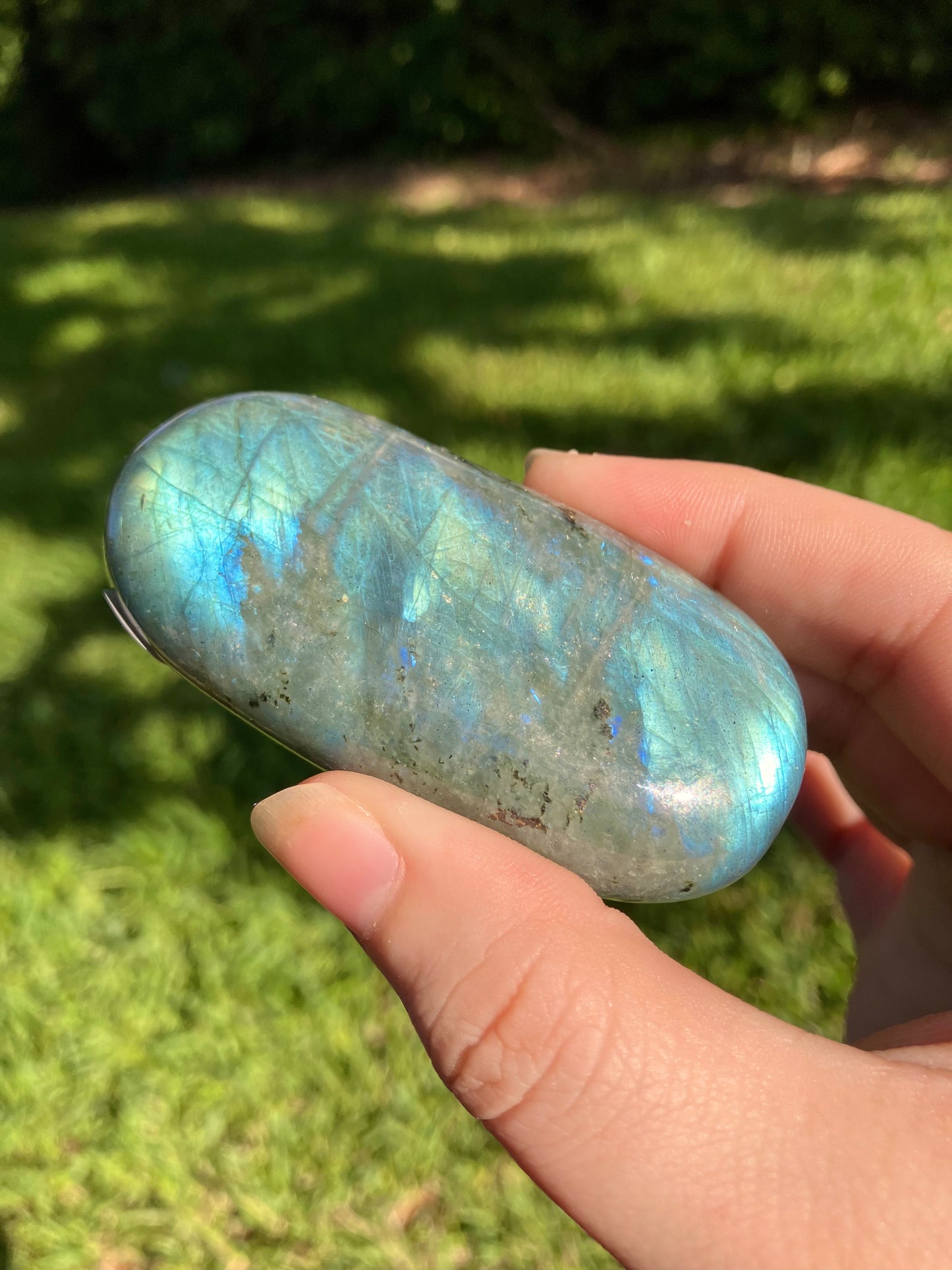 Labradorite Palm Stone