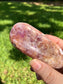 Flower Agate Palm Stone