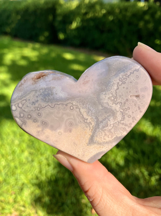 Pink Amethyst Heart