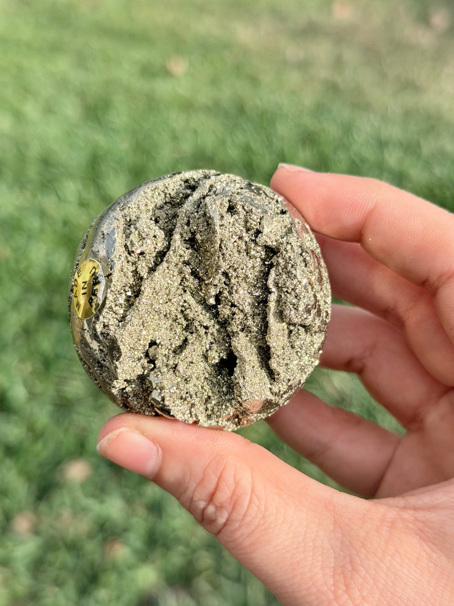 Pyrite Sphere – Intuitive Pick | Protection & Abundance Crystal