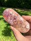 Flower Agate Palm Stone