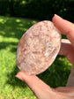 Flower Agate Palm Stone