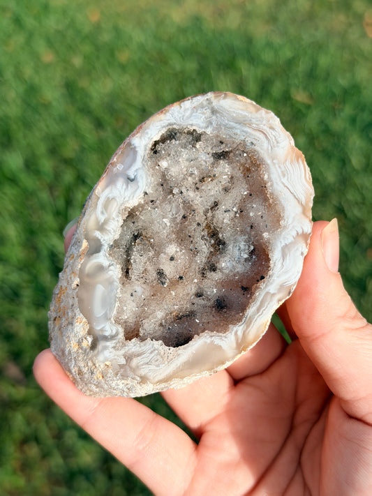 Druzy Agate Slice