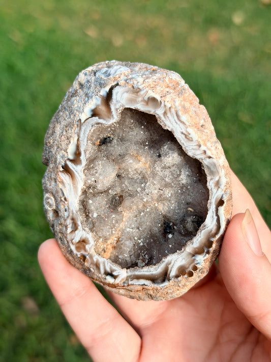 Druzy Agate Slice