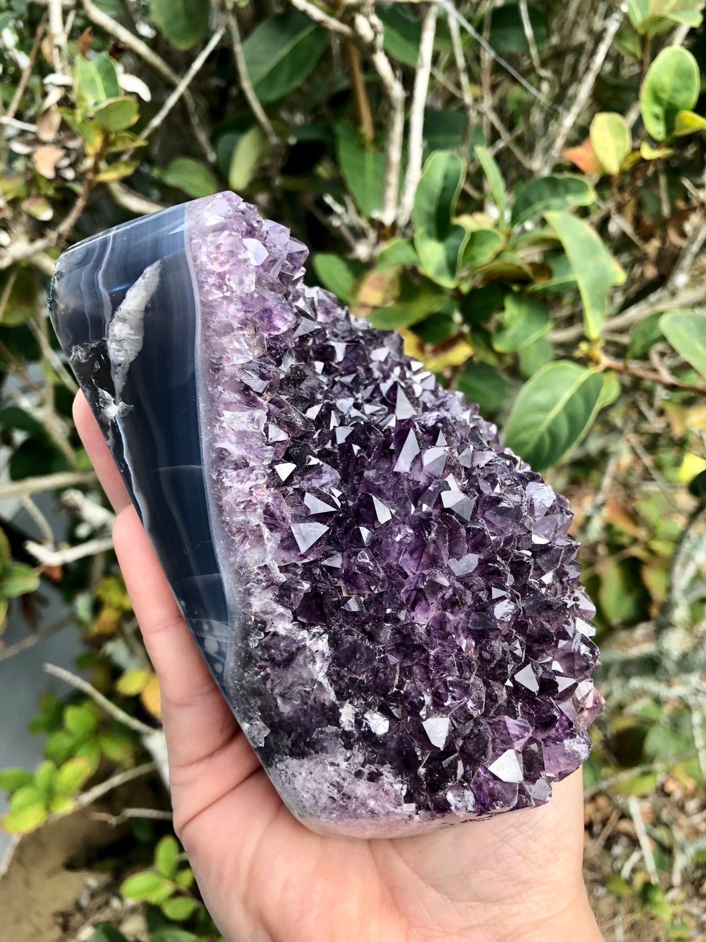 Amethyst w. Agate Banding