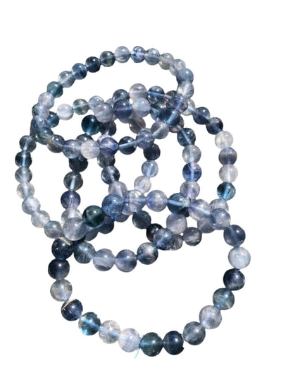 Blue Fluorite 8mm Bracelet – Mental Clarity & Focus