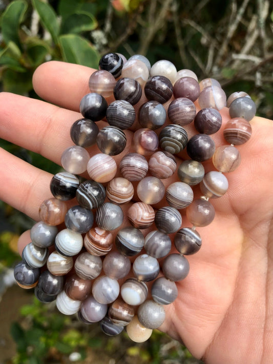 Botswana Agate 8mm Bracelet