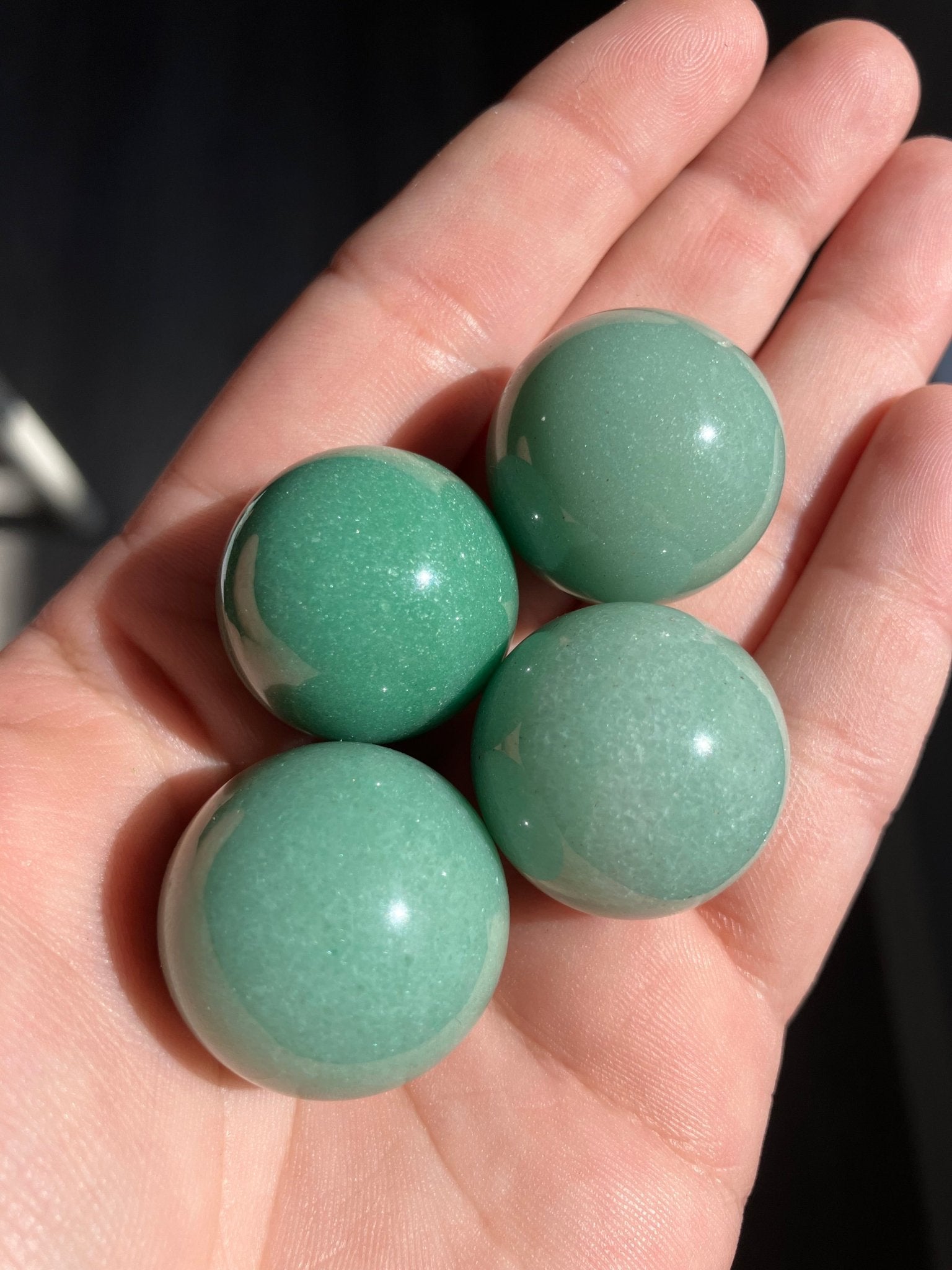 Green Aventurine Mini Spheres