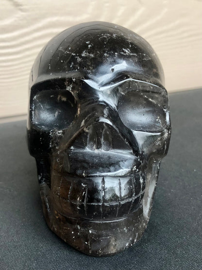 Smoky Quartz Skull - Extra Large