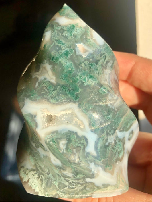 Moss Agate Flame