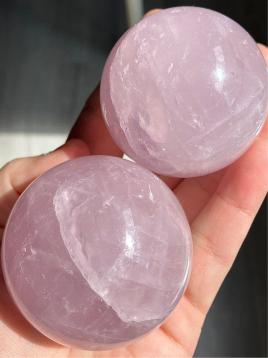 Periwinkle Quartz Spheres