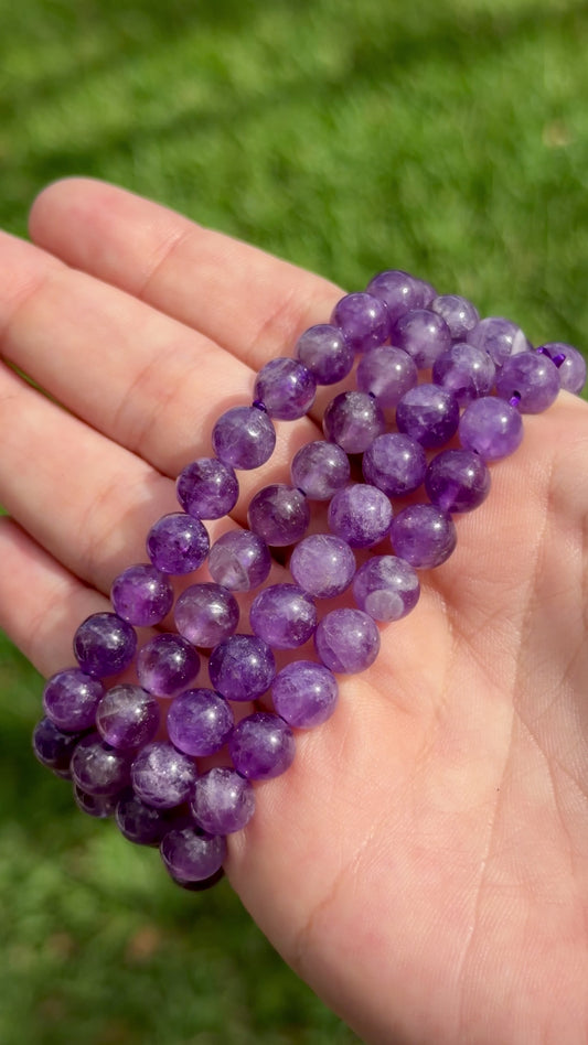 Amethyst 8mm Bracelet – Calm, Clarity & Protection
