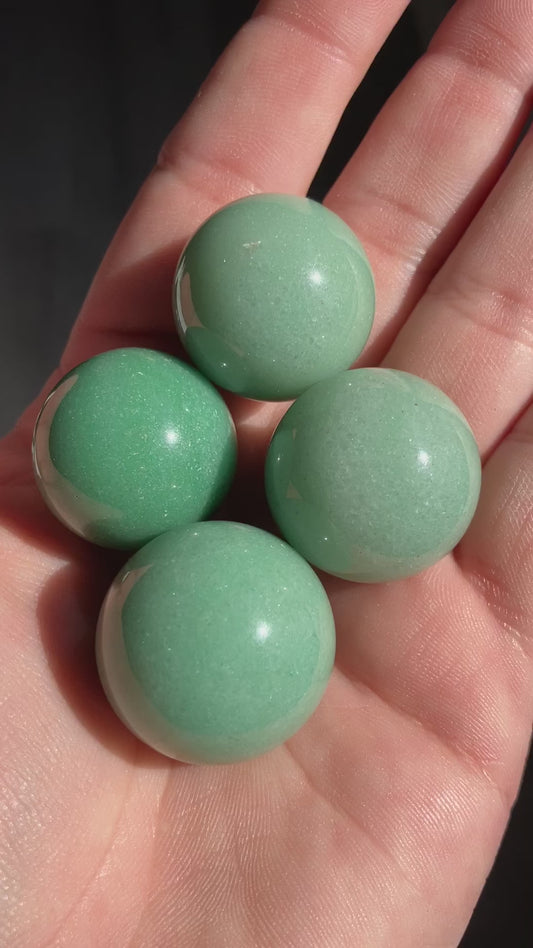 Green Aventurine Mini Spheres