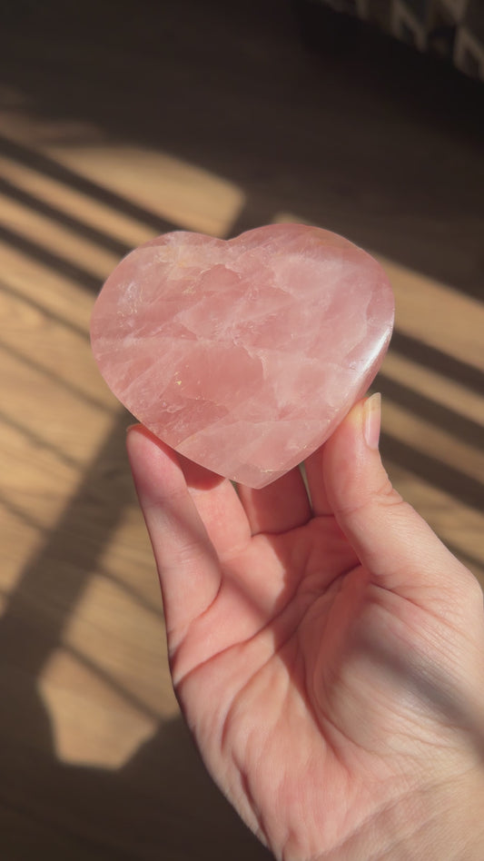 Rose Quartz Heart