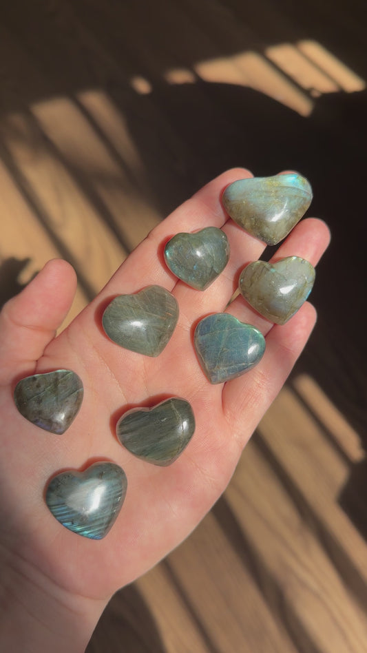 Labradorite Mini Heart