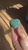 Amazonite Heart