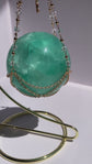 Crystal Sphere Stand / Chain Included