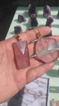 Rose Quartz Necklace - Gold Plated Pendant