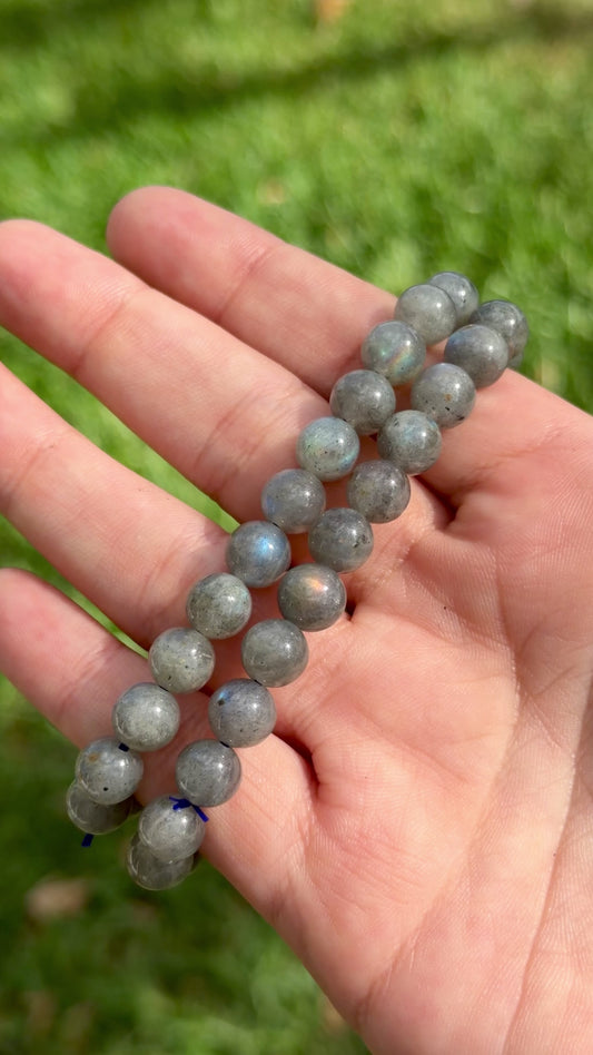 Labradorite 8mm Bracelet – Intuition & Transformation