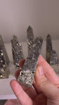 Pyrite Obelisk Tower – Intuitive Pick | Protection & Abundance Crystal