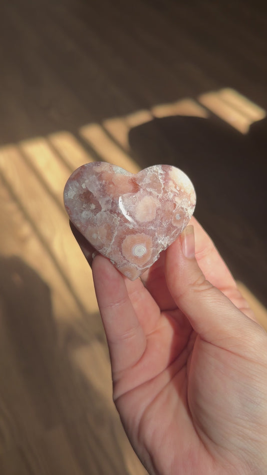 Pink Amethyst Heart