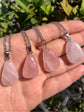 Rose Quartz Crystal Pendant Necklace