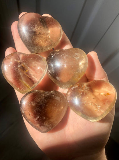 Smoky Quartz Heart