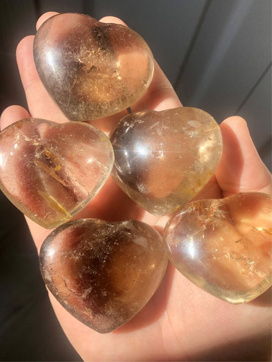 Smoky Quartz Heart